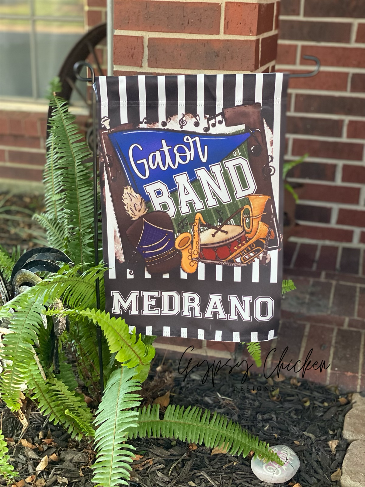 Band Pennant Garden Flag {Custom} Flag Only