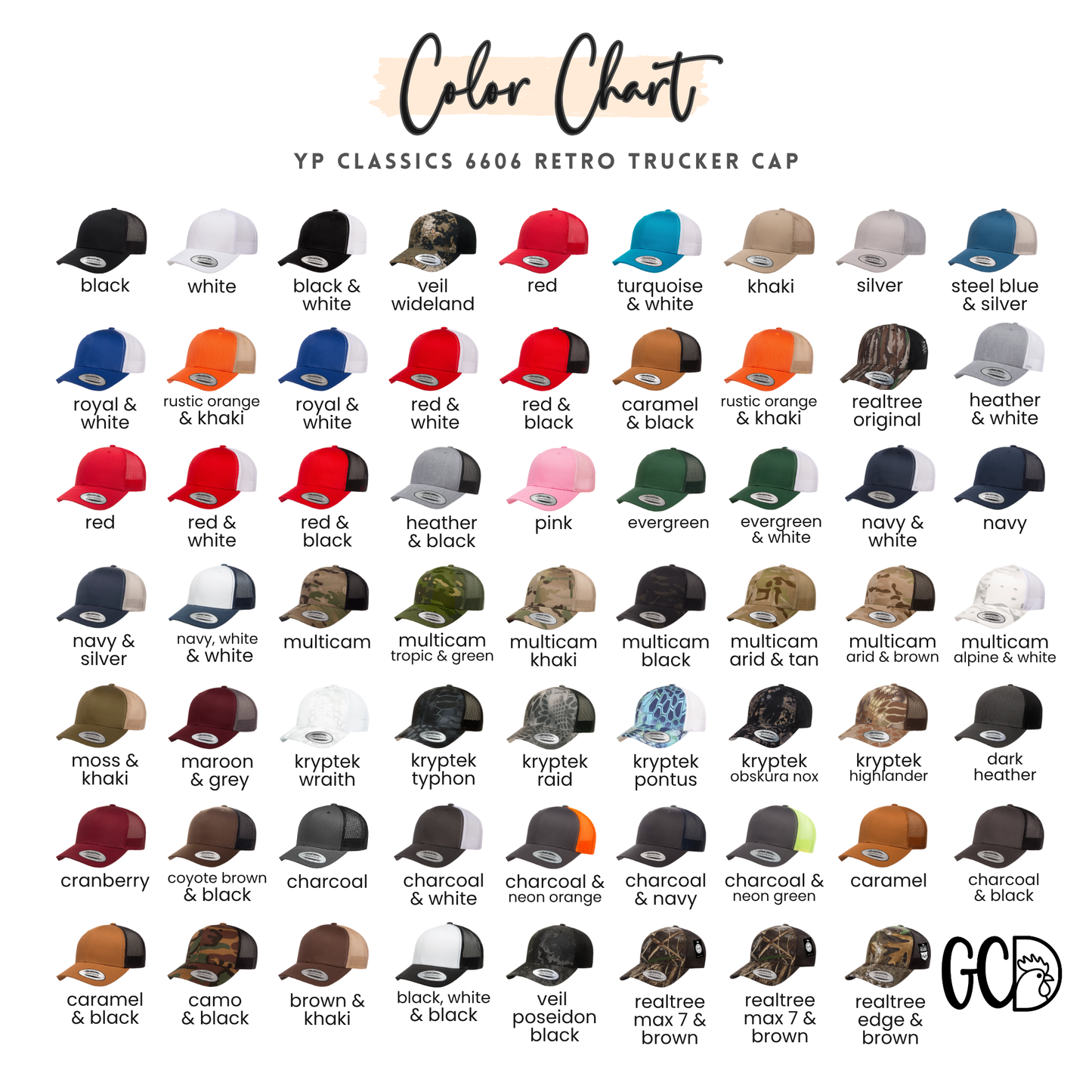 Script Mascot Trucker Hat