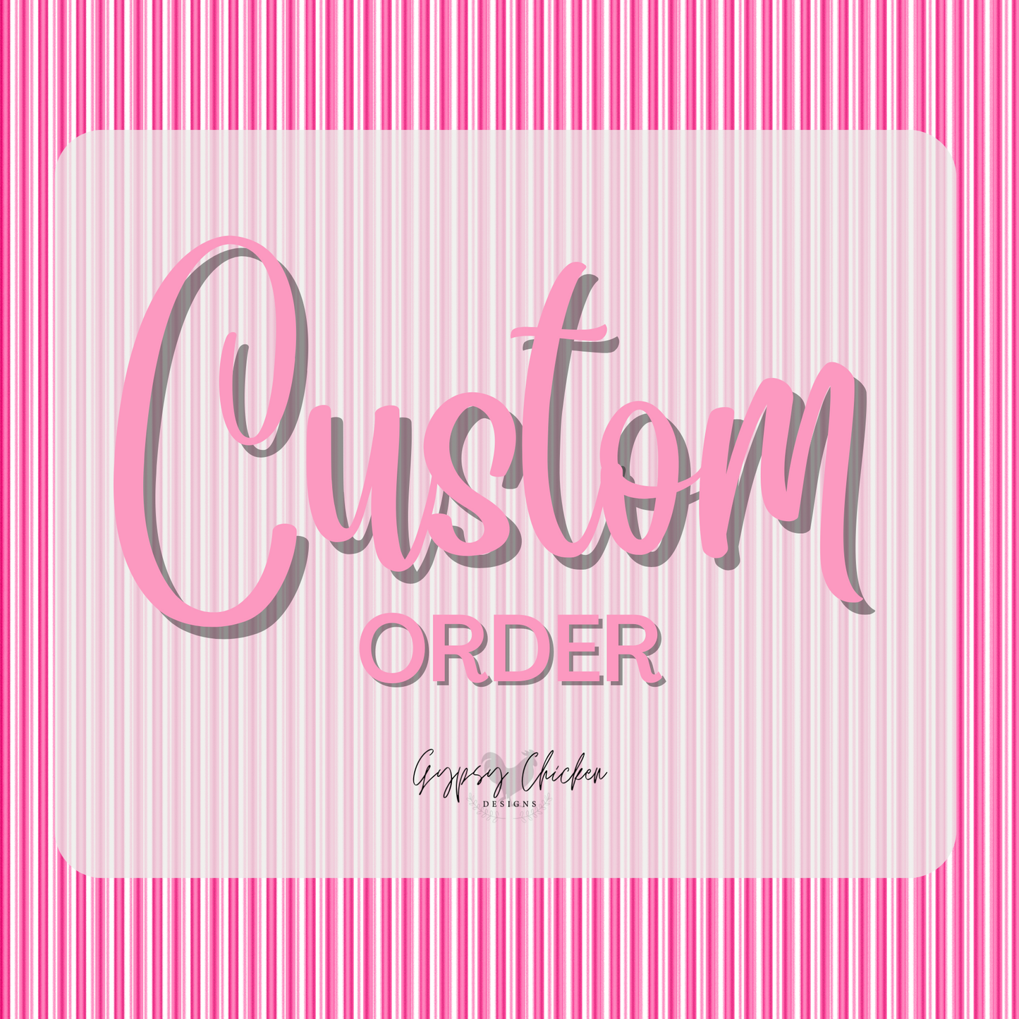 Custom Order Reservation