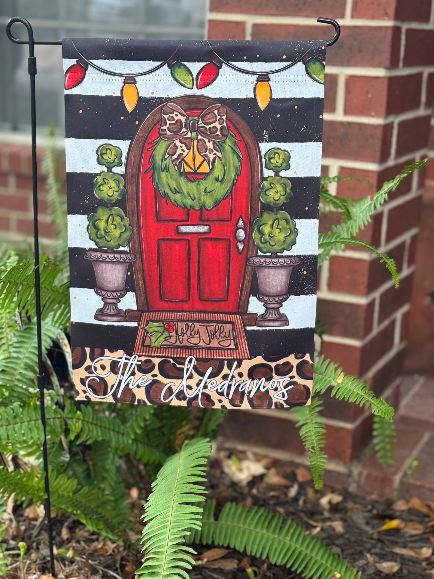 Christmas Garden Flag {Custom} Flag Only