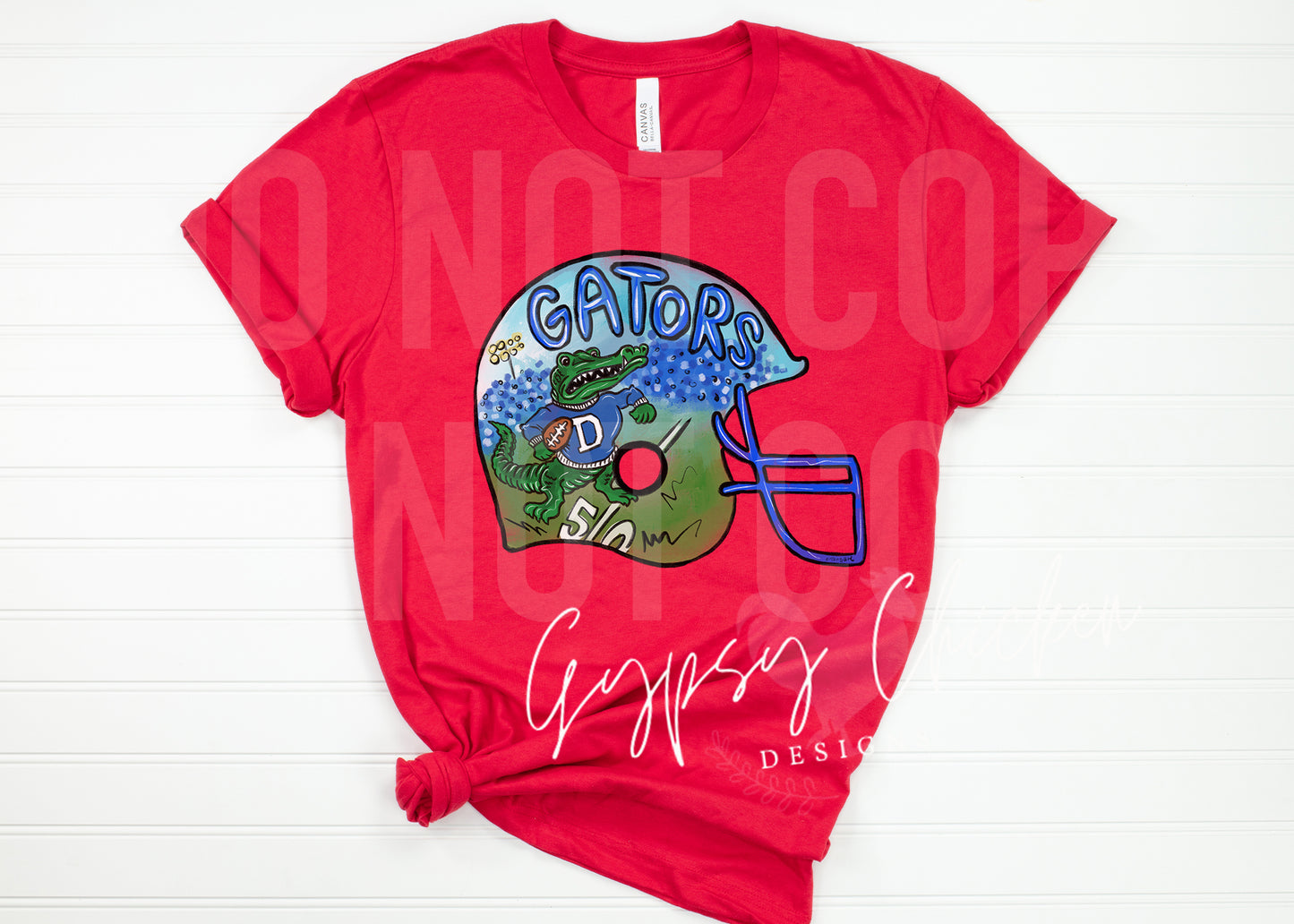 Dickinson Gators Helmet {hand painted EXCLUSIVE}