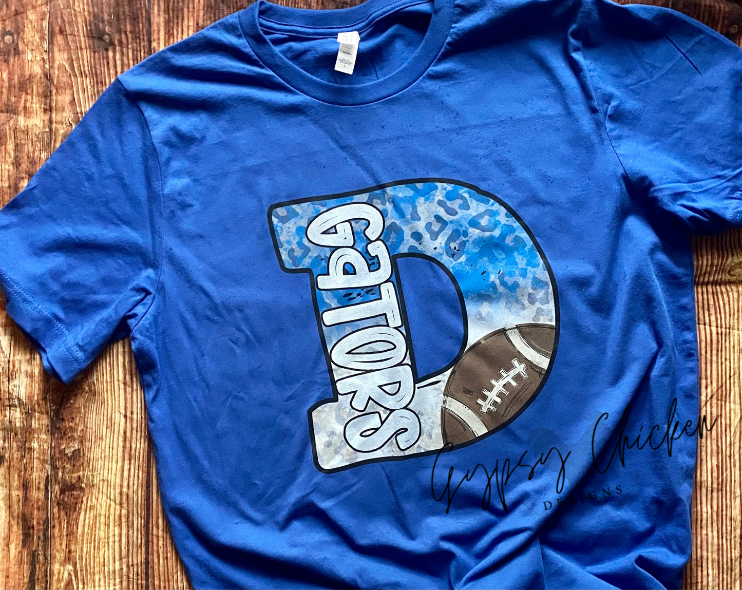Grunge and Leopard D Gator Football