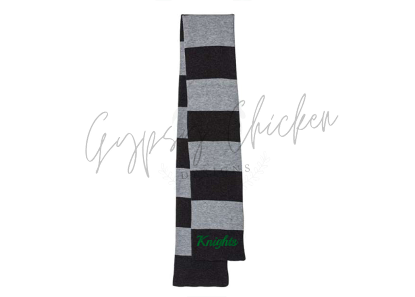 Embroidered Knights Scarf