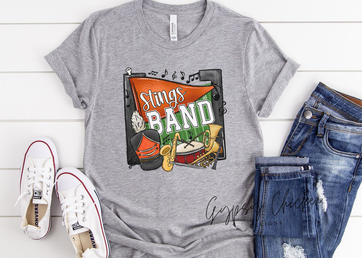 Band Pennant {Custom Mascot}