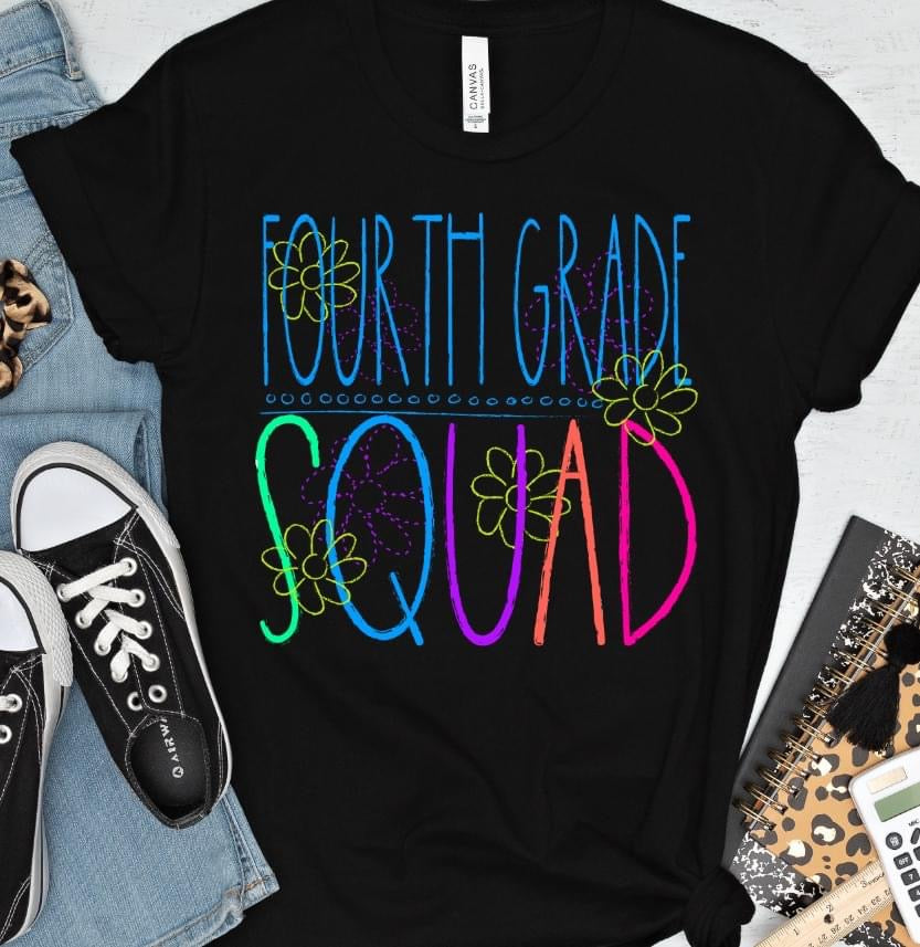 "Squad" Chalkboard