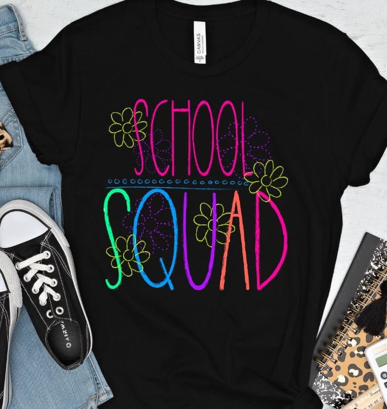 "Squad" Chalkboard