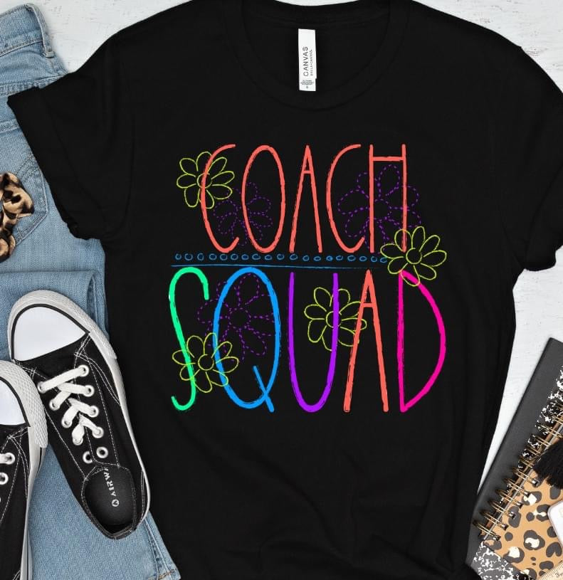 "Squad" Chalkboard
