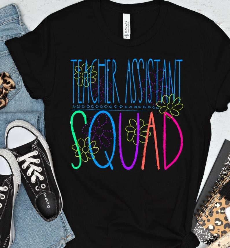 "Squad" Chalkboard