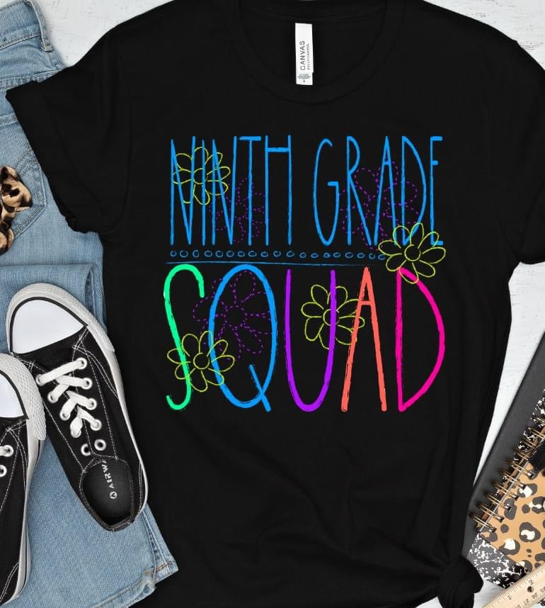 "Squad" Chalkboard
