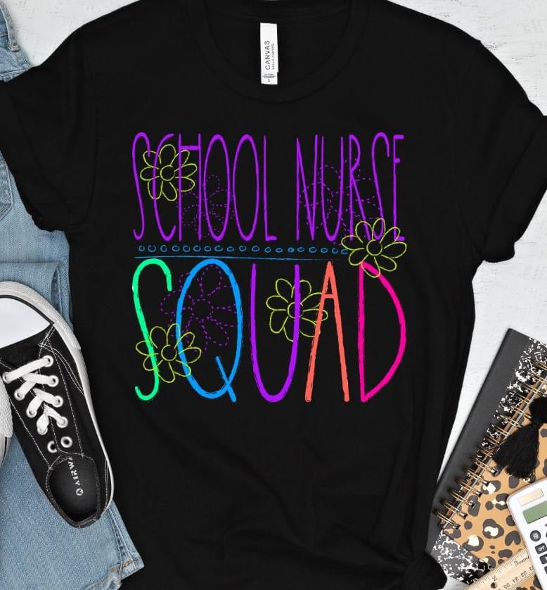 "Squad" Chalkboard