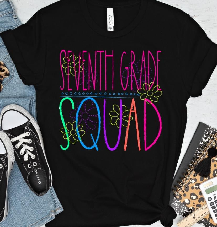 "Squad" Chalkboard