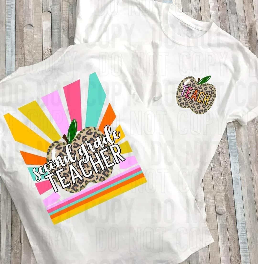 Teacher {Sunshine} Front and Back