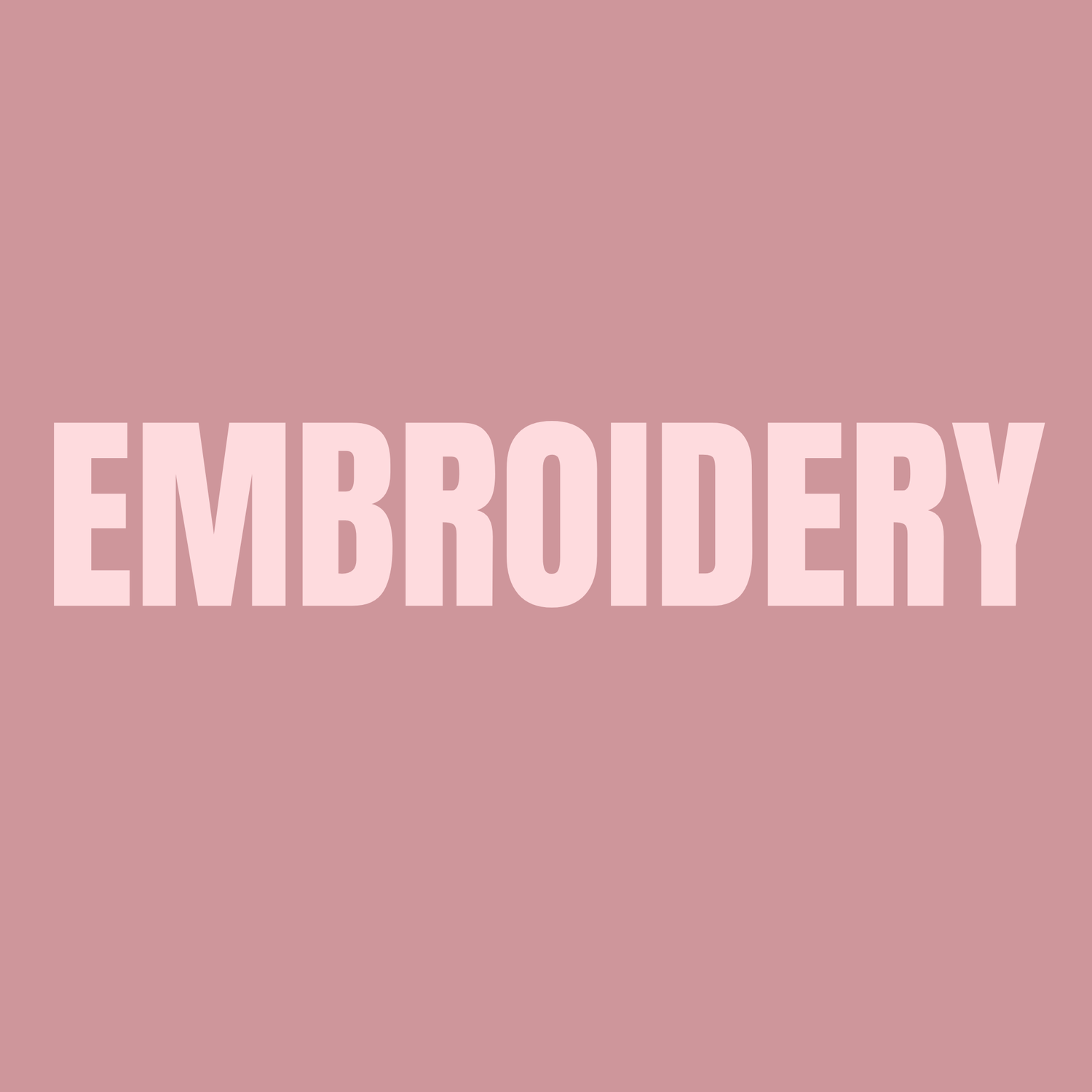 Embroidery