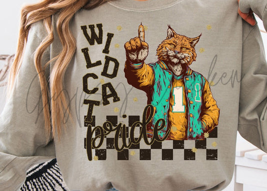 Wildcat Pride Grunge
