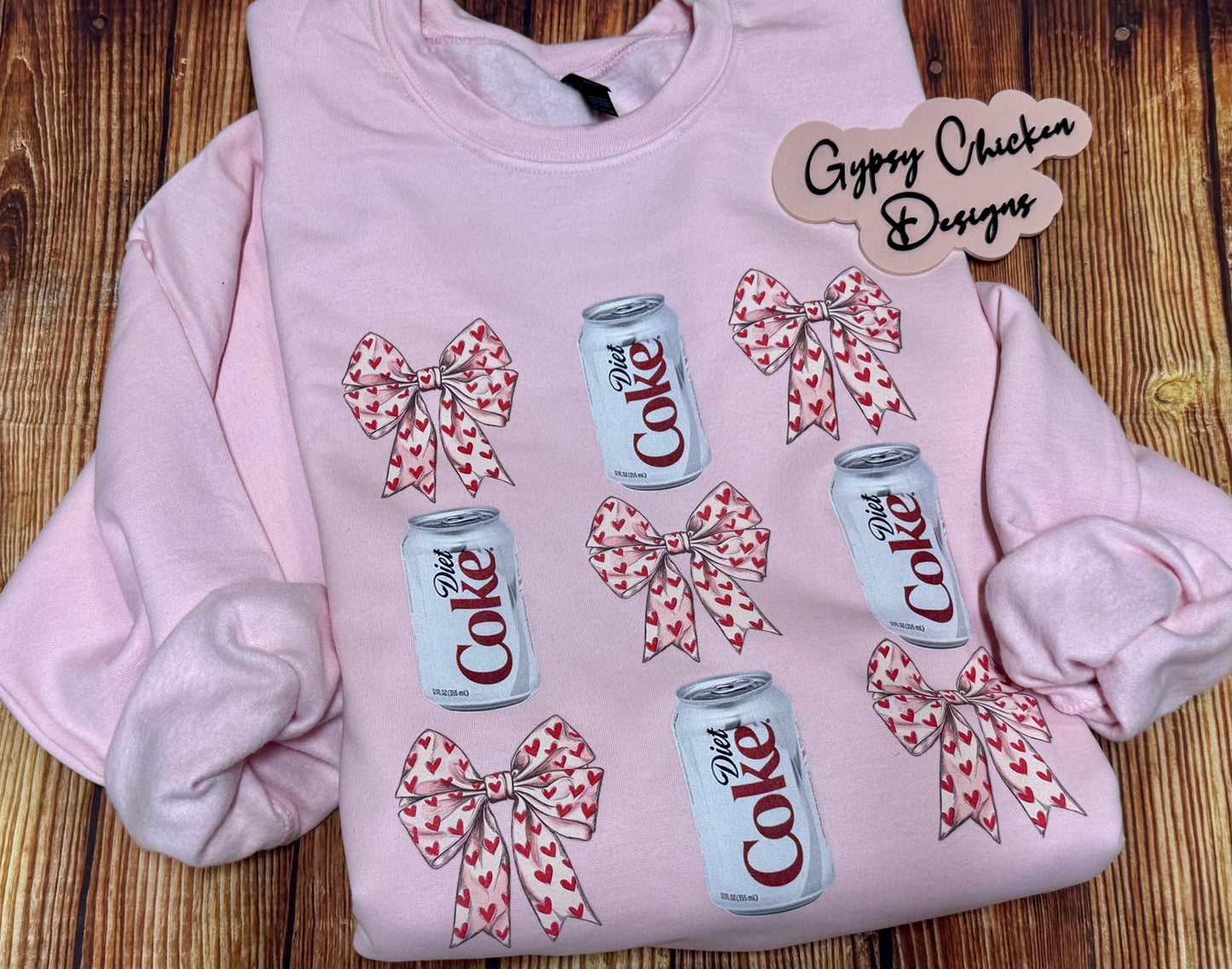 Diet Coke Coquette Bows