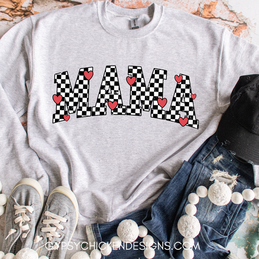 Mama {Checkered}