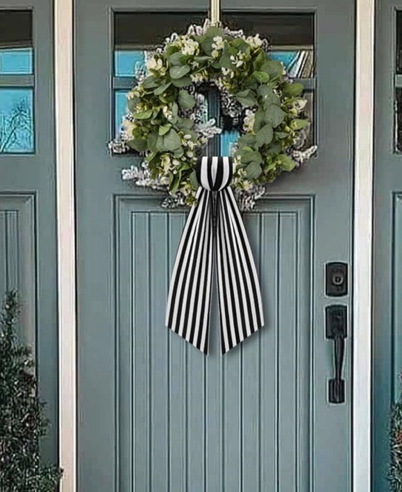 Embroidered Wreath Sash
