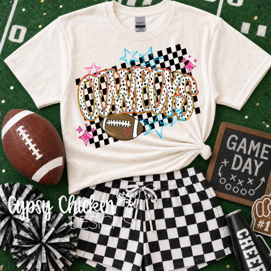 Cowboys | Wild About Football Mascot Tee