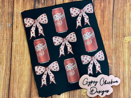 Dr Pepper Coquette Bows