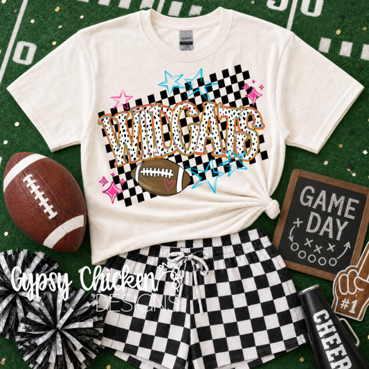 Wildcats | Wild About Football Mascot Tee