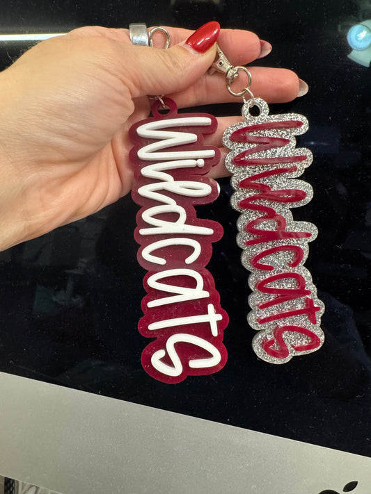 Widcats Acrylic Keychain