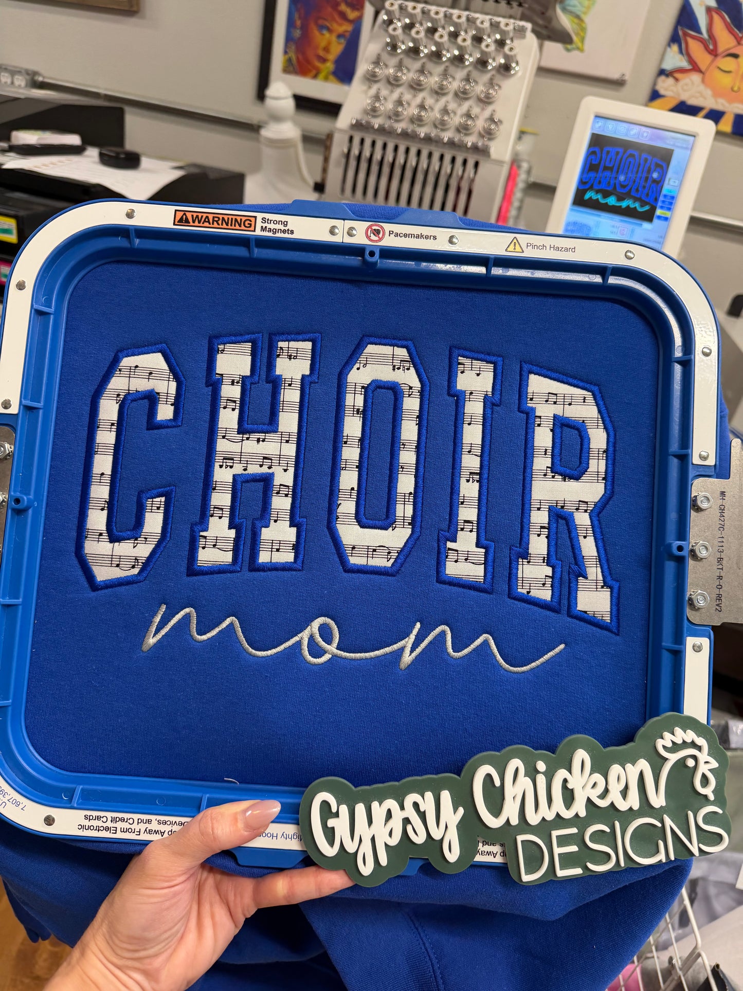 Custom Choir Appliqué {Embroidery}