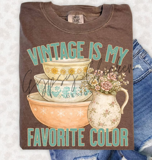 Vintage Is My Favorite Color