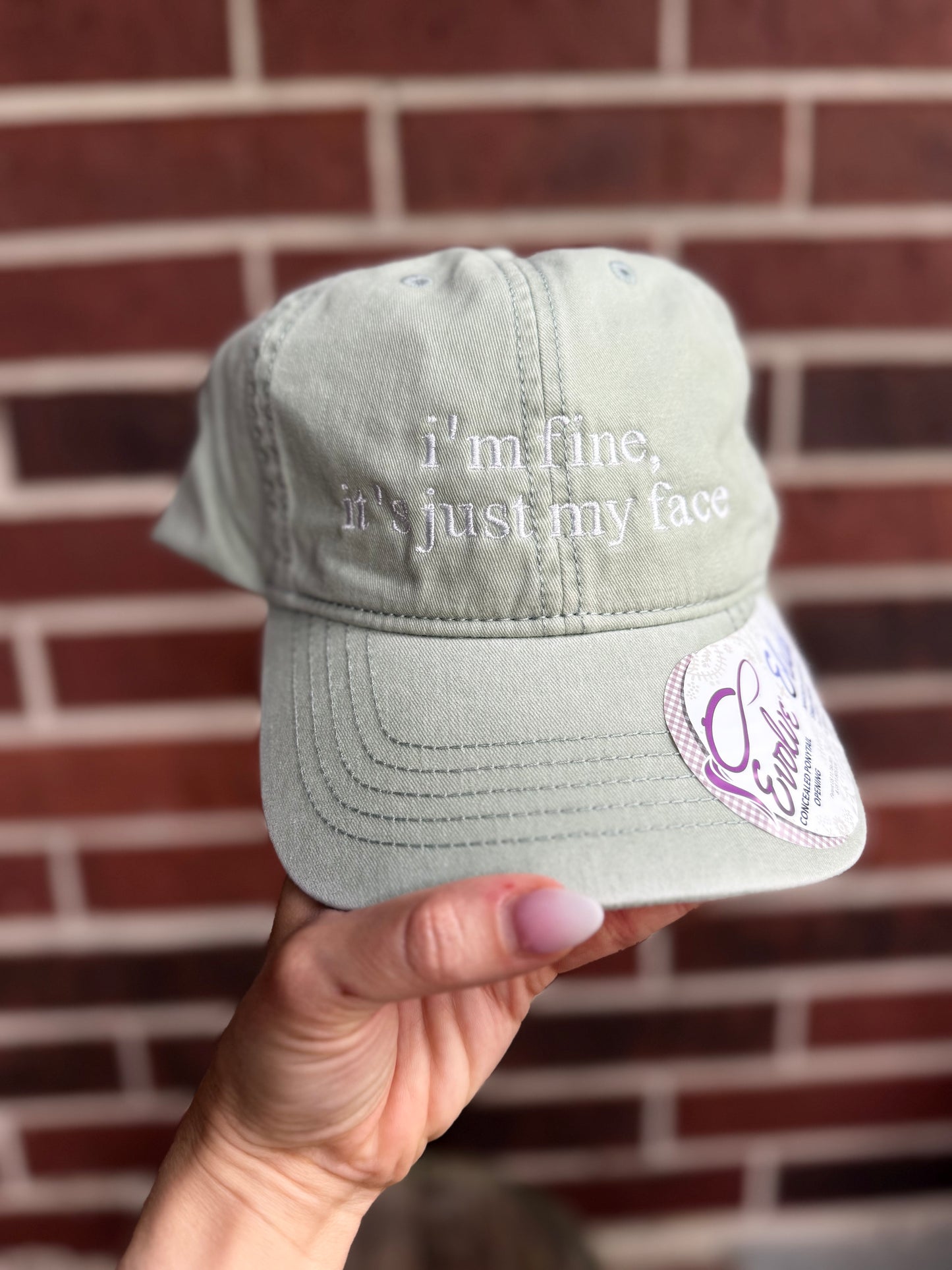 I’m Fine It’s Just My Face Hat