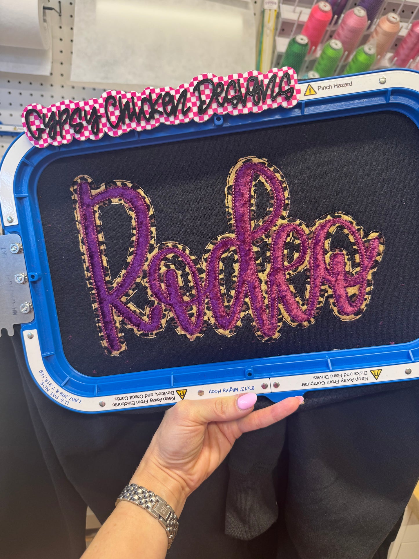 Rodeo Double Applique'  {Embroidered}