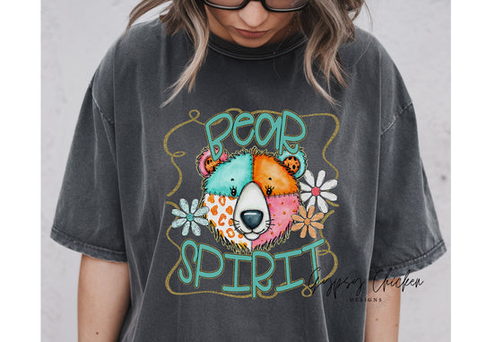 Bear Funky Retro Mascot