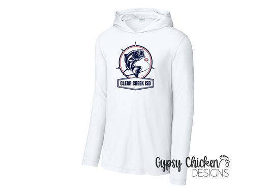 Clear Creek ISD Bass Hooded UV Long Sleeve