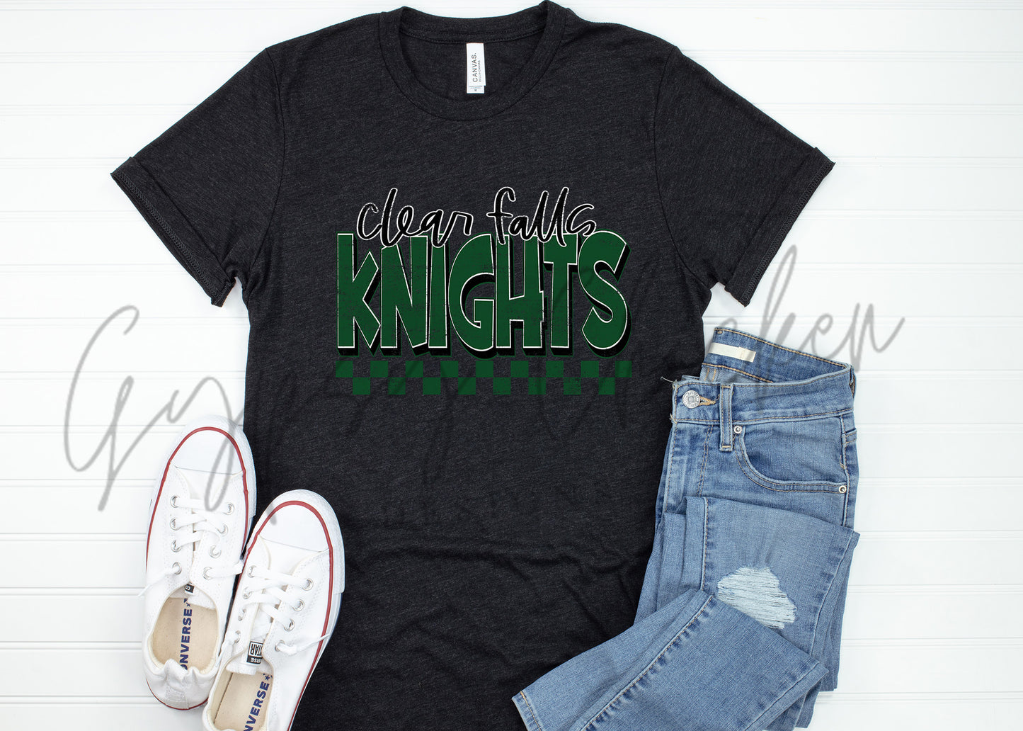 Clear Falls Knights Grunge