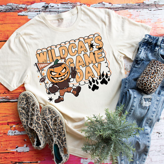 {Custom Mascot} Game Day Pumpkin