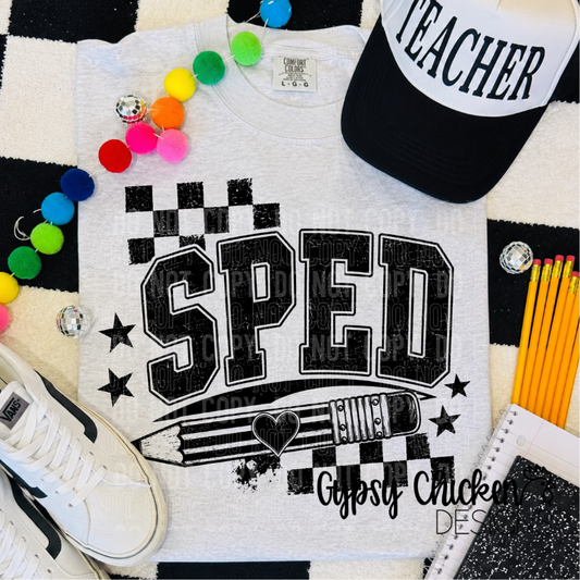SPED | Distressed Varsity
