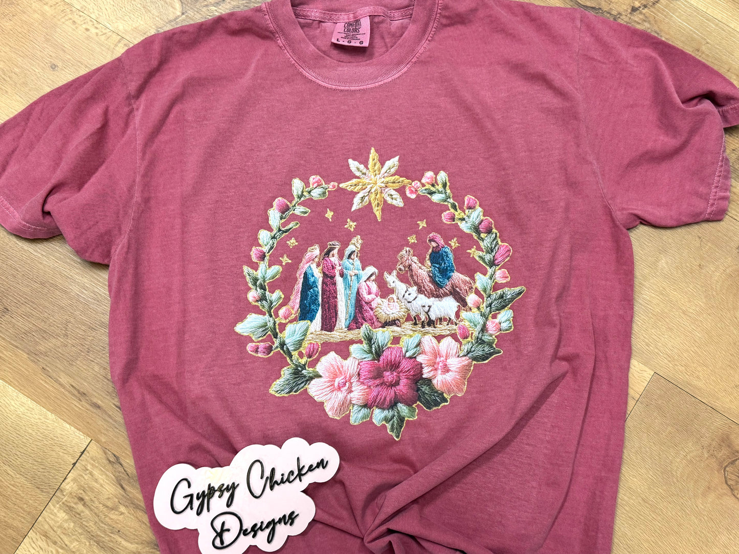 French Knot Nativity