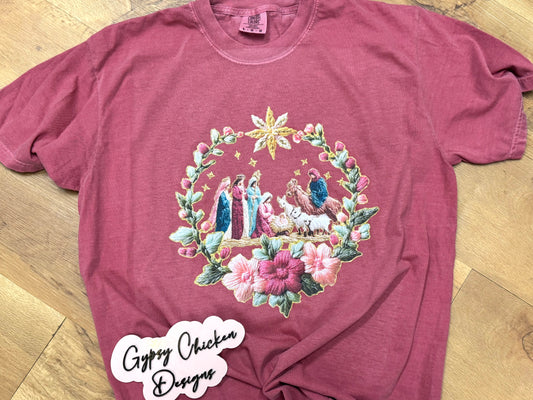 French Knot Nativity