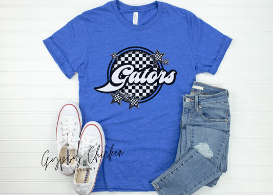 Checkers & Stars {Custom Mascot}