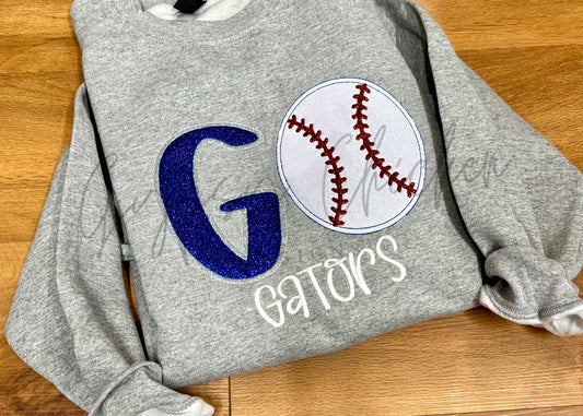 Go Gators {Glitter Applique}
