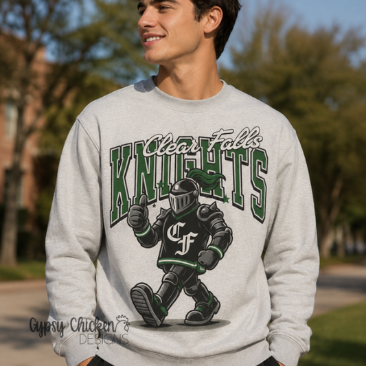 Knights Retro Mascot
