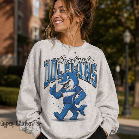 Dolphins Retro Mascot