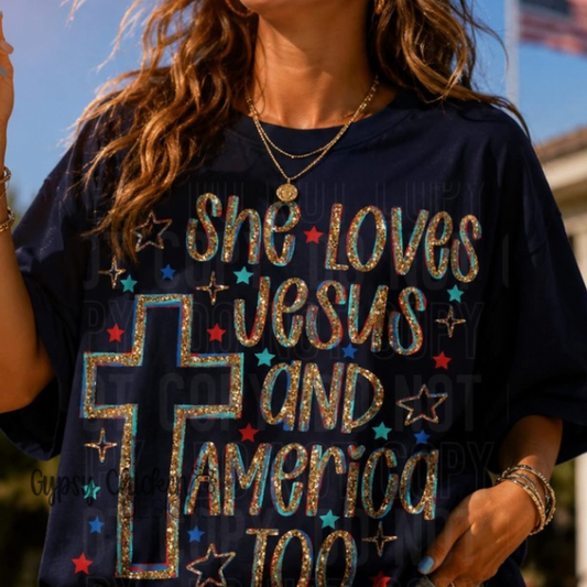 She Loves Jesus and America Too