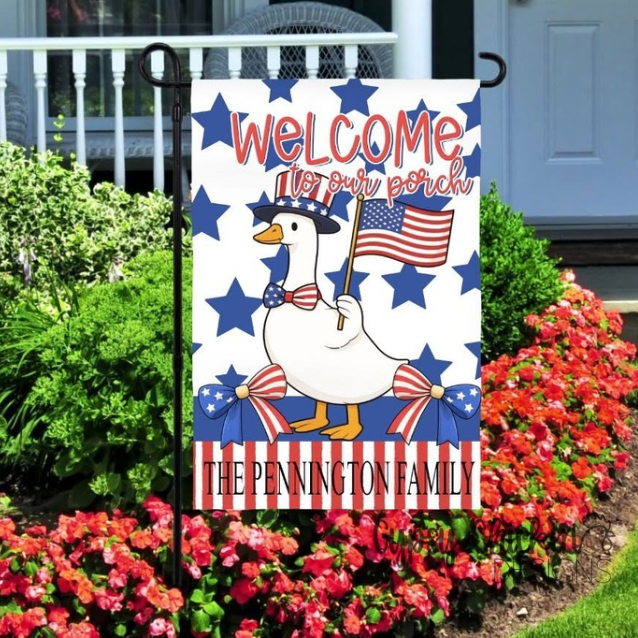 Porch Goode Garden Flag