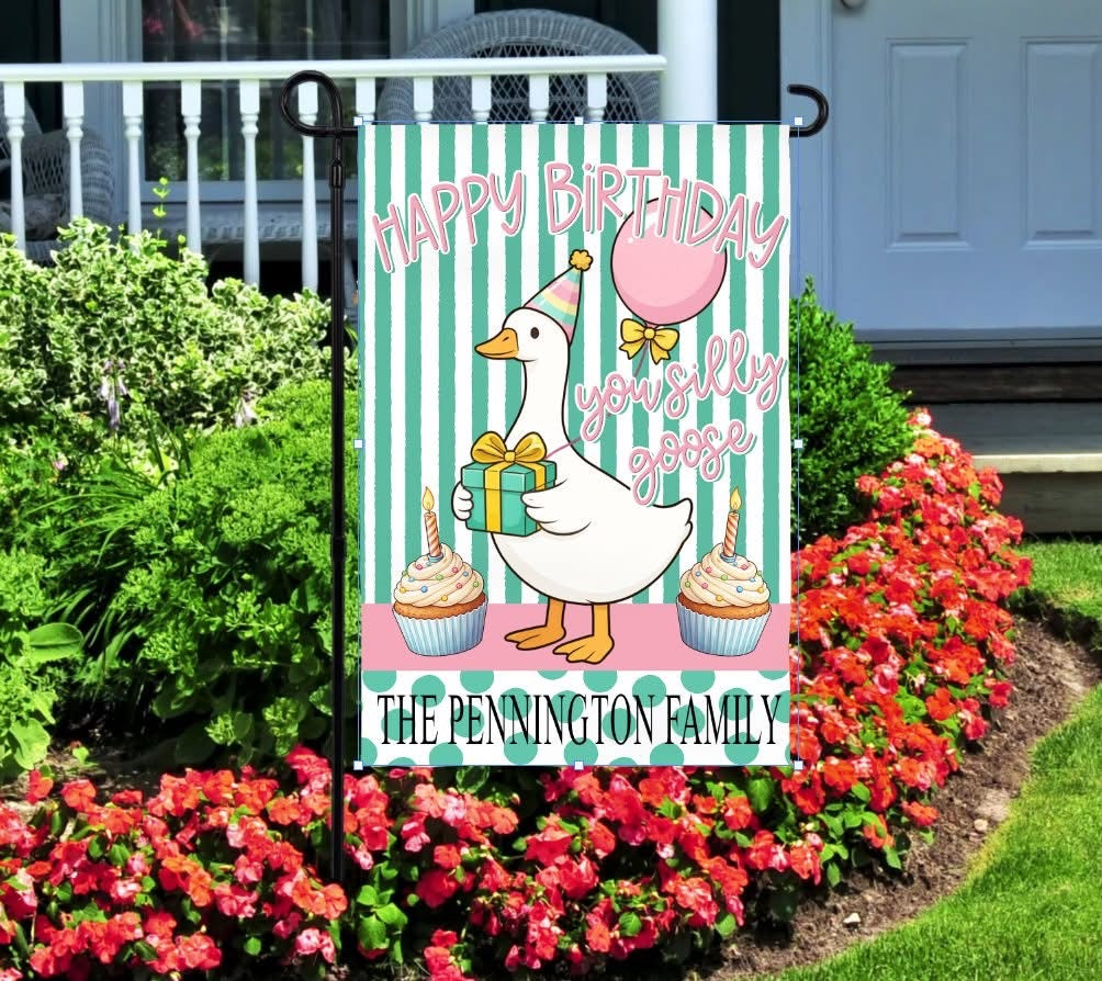 Porch Goode Garden Flag