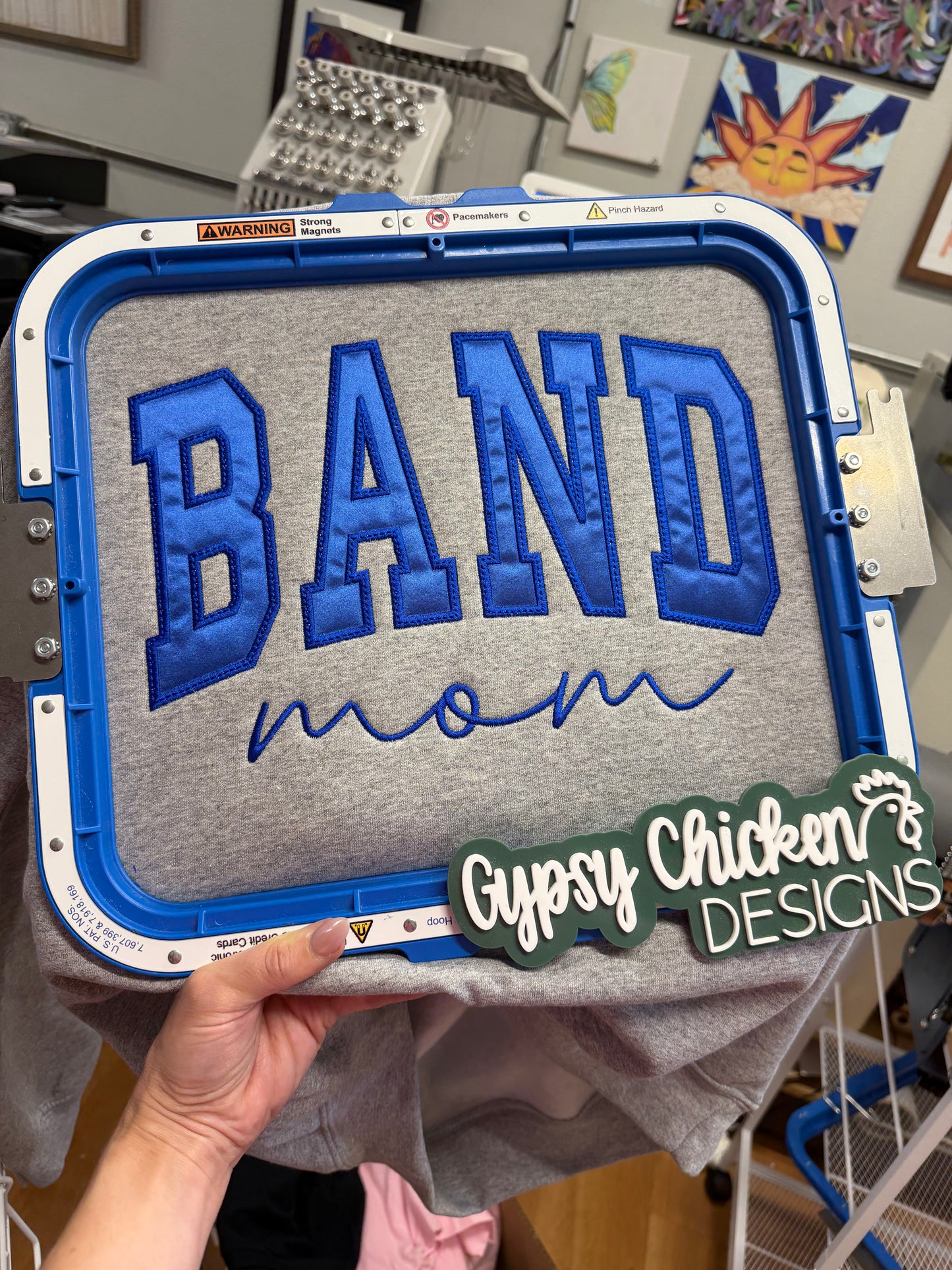 Custom Band Appliqué {Embroidery}