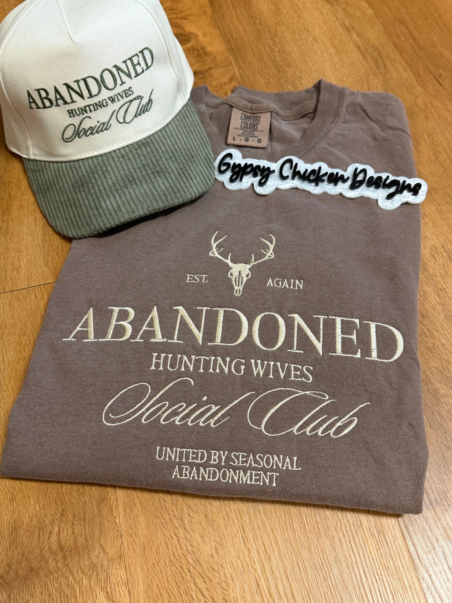 Abandoned Hunting Wives Social Club {Embroidery}