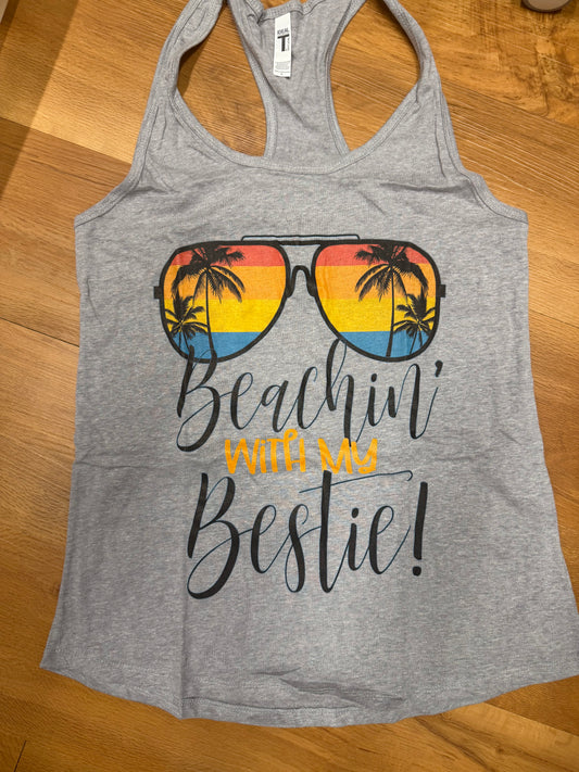 Beachin’ with my Bestie Tank 2 available