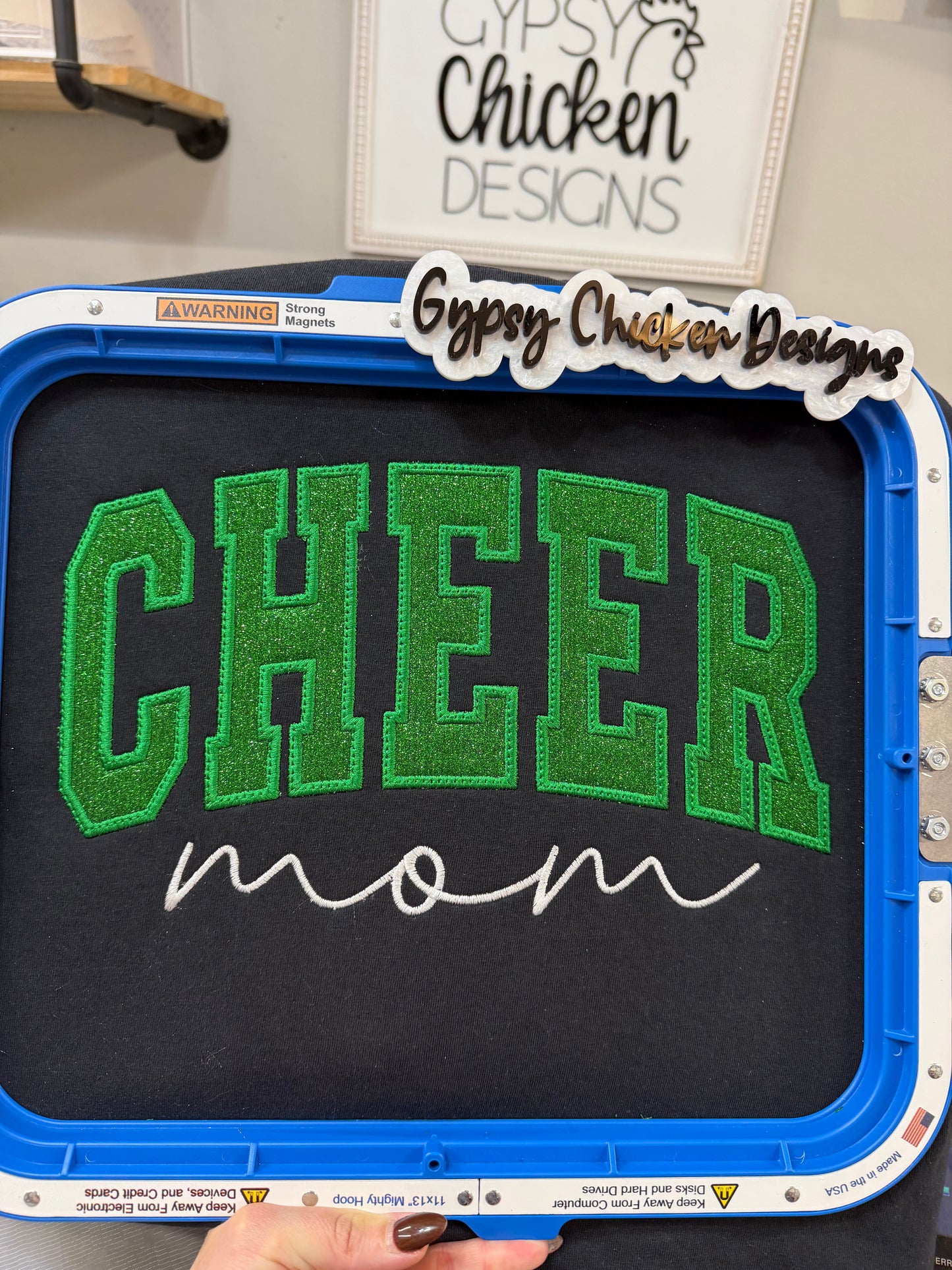 Custom Cheer Appliqué {Embroidery}