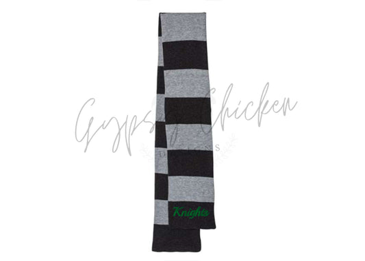 Embroidered Knights Scarf