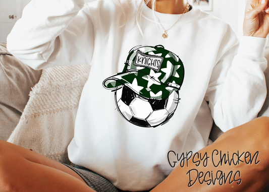 Soccer Ball Happy Face Knights