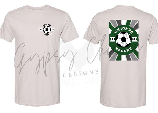 Knights Soccer 2026 {front and back}